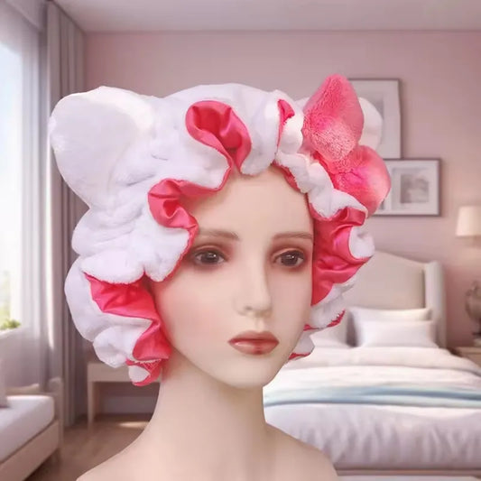 Satin Fur Kitty Bonnet