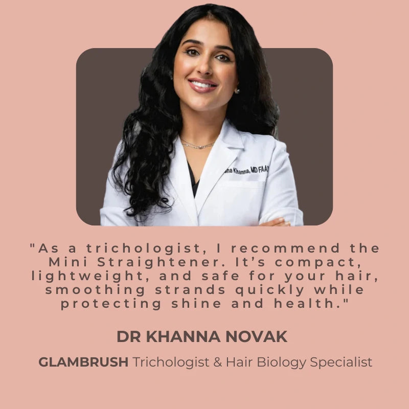 Hair specialist recommends Mini Straightener for sleek, frizz-free hair